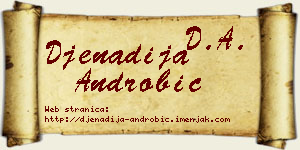 Đenadija Androbić vizit kartica